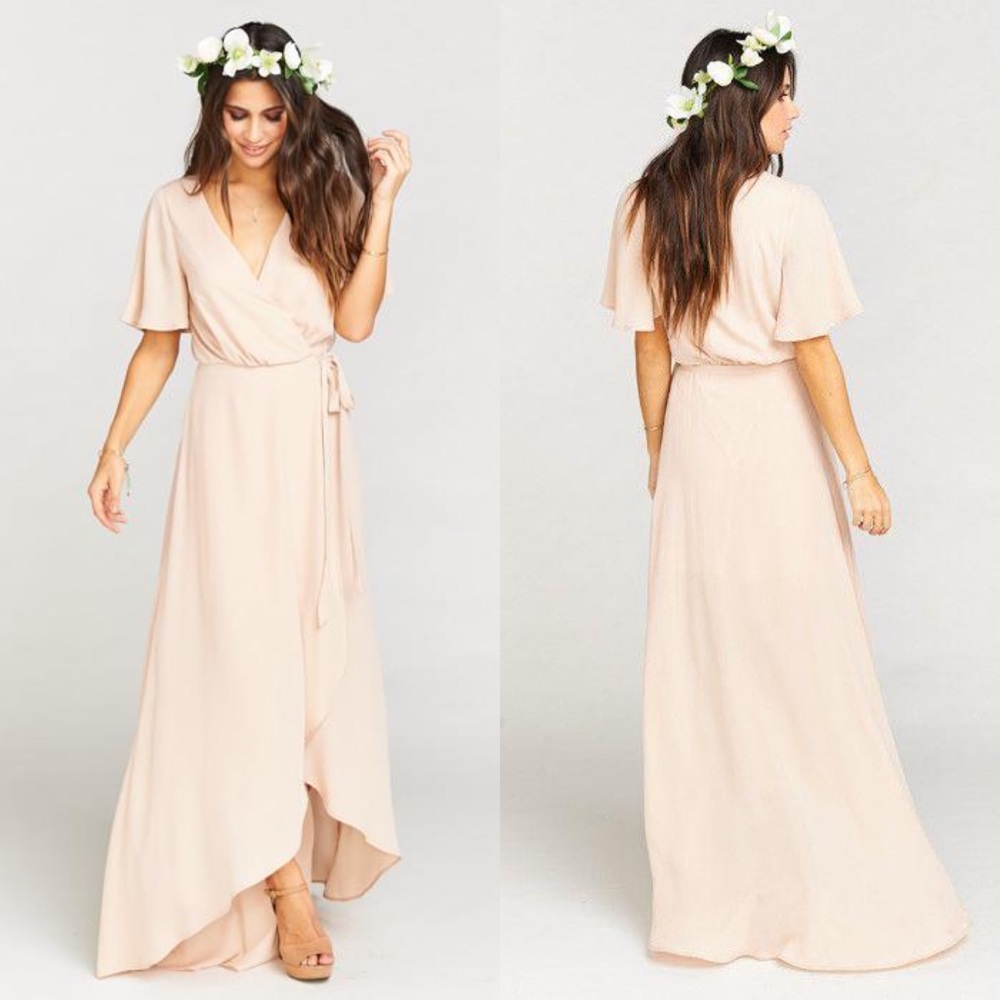Show Me Your Mumu Sophia Dusty Blush Maxi Dress XL